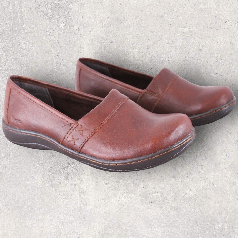 B.O.C. Howell Slip On Loafer Clogs in Brown Women's Size 8